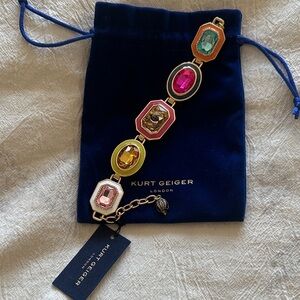 Kurt Geiger Jewel-Toned Gem Bracelet NWT